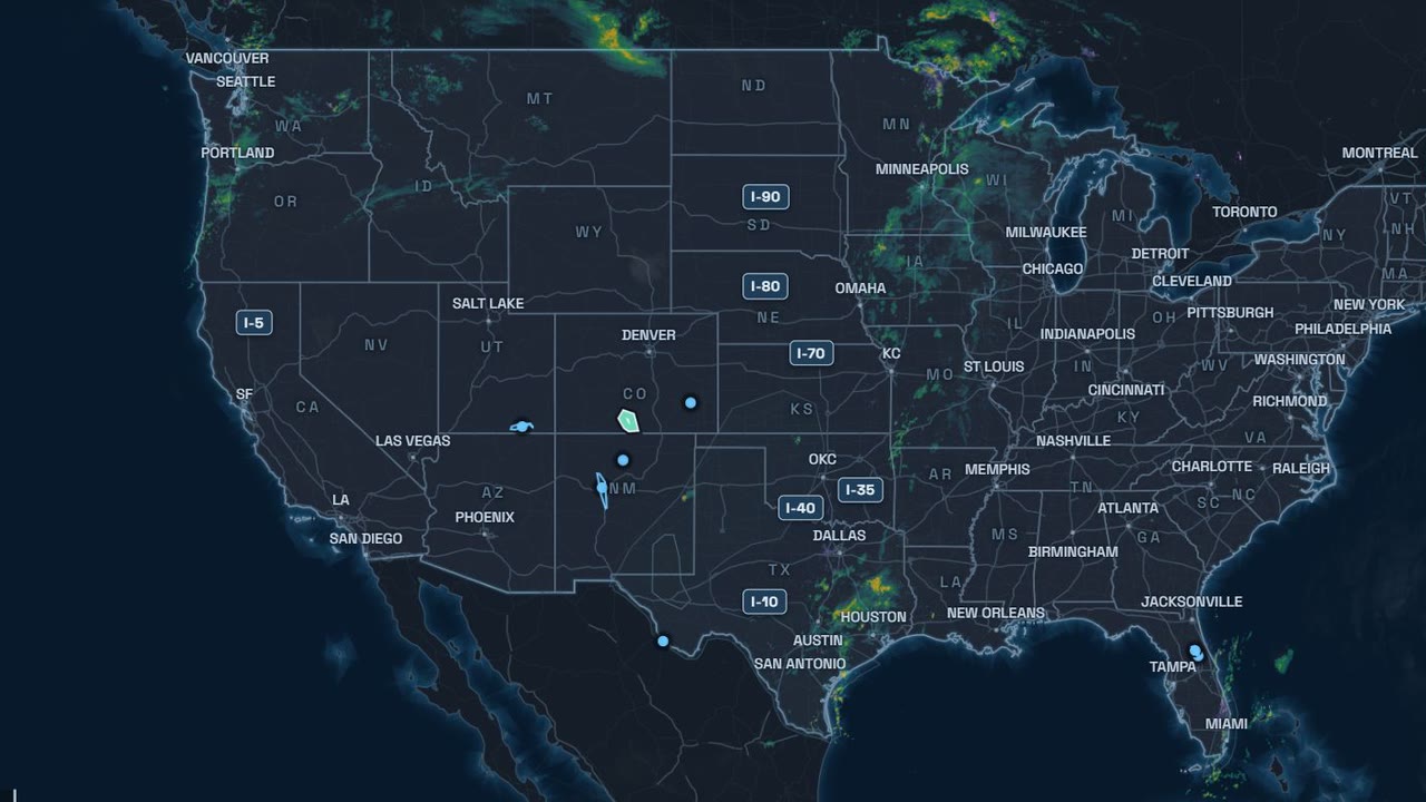 Recorded Stormtape USA radar overview